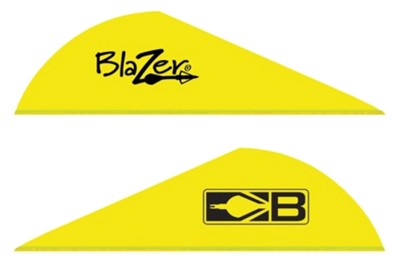 Bohning Blazer 2in Solid Neon Yellow Arrow Vanes 36-Pack