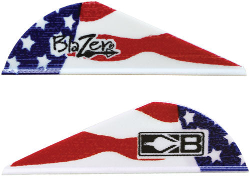 Bohning Blazer True Color 2in American Flag Arrow Vanes 100-Pack