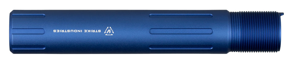 Strike Industries AR Carbine Pistol Receiver Extension Tube Blue Anodized 7075-T6 Aluminum