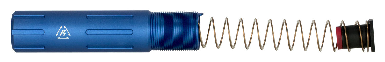 Strike Industries AR Pistol Buffer Tube Slick Version Blue Anodized 7075-T6 Aluminum with Buffer & Spring
