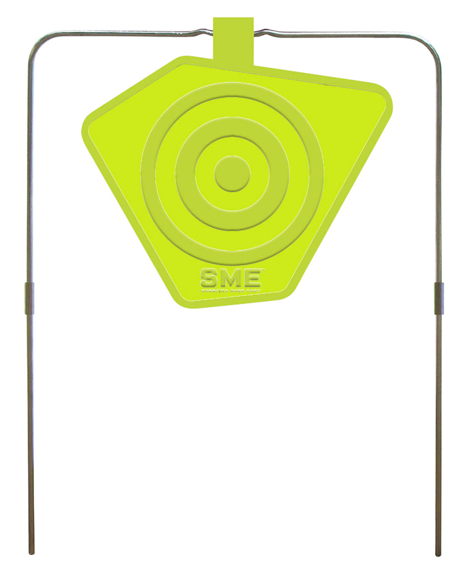 SME 80SHGNG Self-Healing 8" Gong Target Polymer Green Pistol/Rifle All Calibers