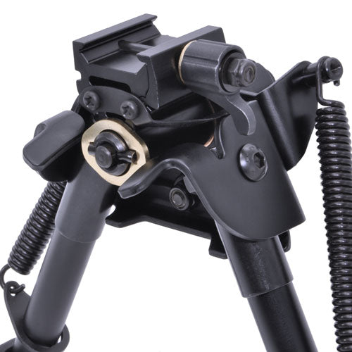Aimtech Heavy Duty 6"-9" Pivot Bipod with Lever Lock Rail and Notched Leg