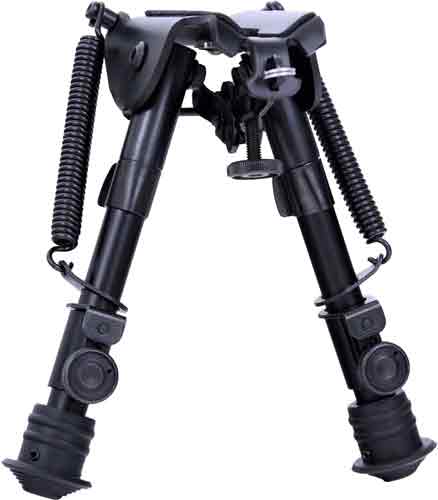 Aimtech Heavy Duty Adjustable Bipod 6"-9" Matte Black