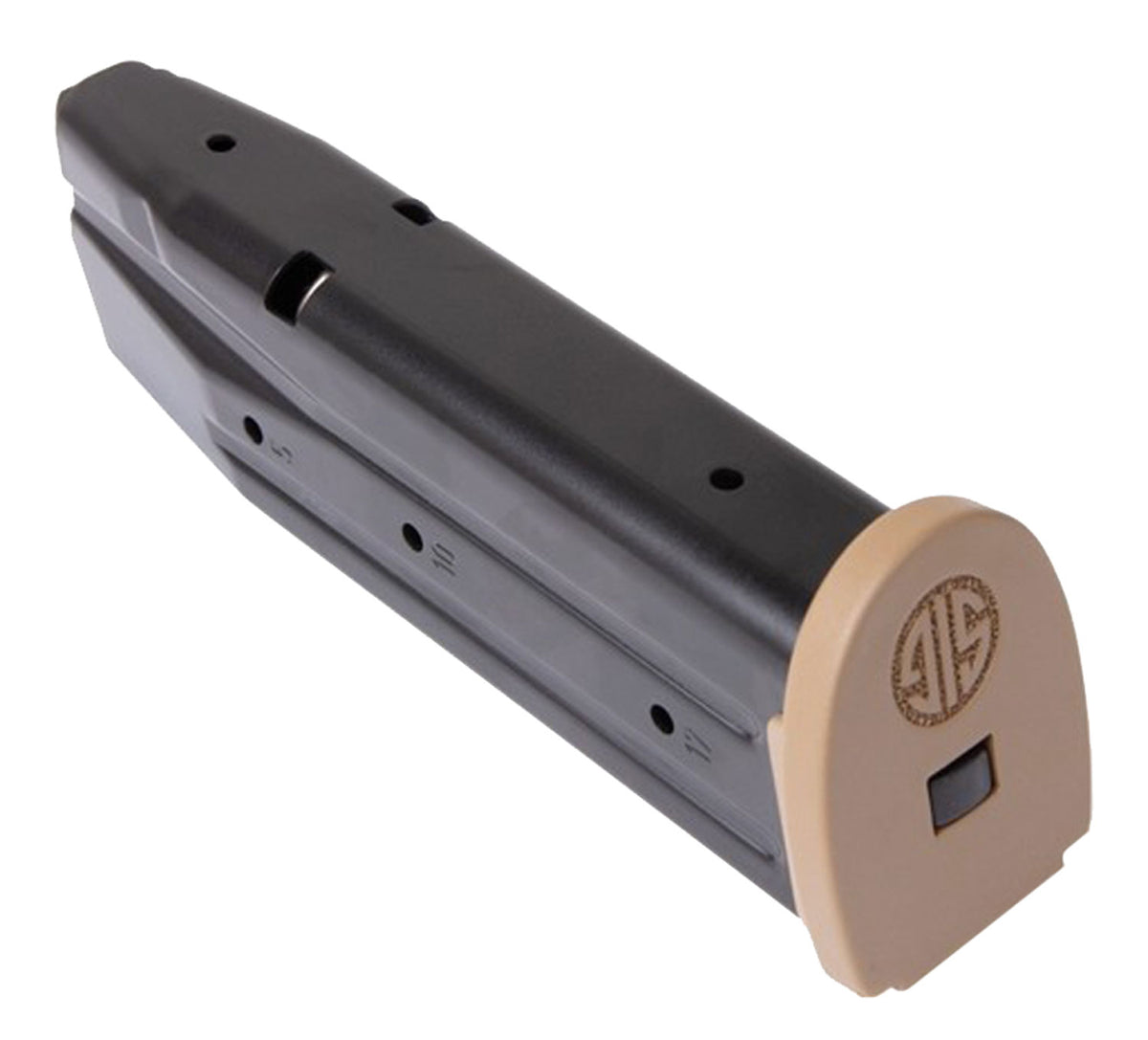 Sig Sauer MAGMODF917COY P320 17-Round 9mm Luger Magazine for P320/M17/M18 Black/Coyote Steel