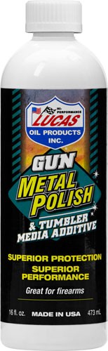 Lucas Oil 16oz Gun Metal Polish Tumbler Media Additive Liquid
