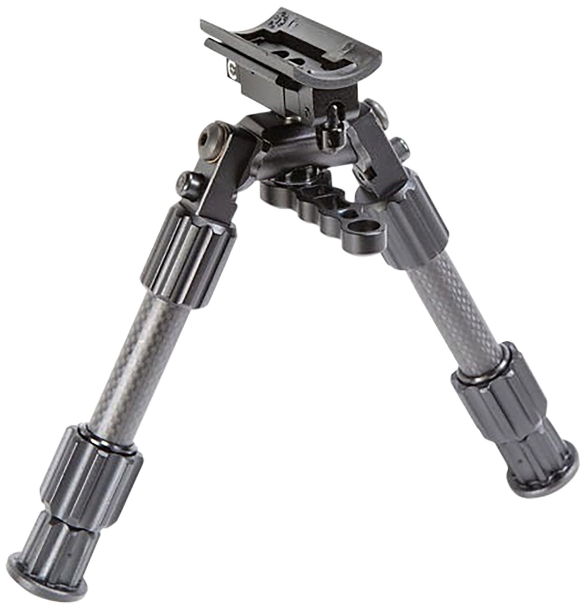 Caldwell Accumax Premium Carbon Fiber Bipod 9-13 Inch Gray Swivel Stud Mount