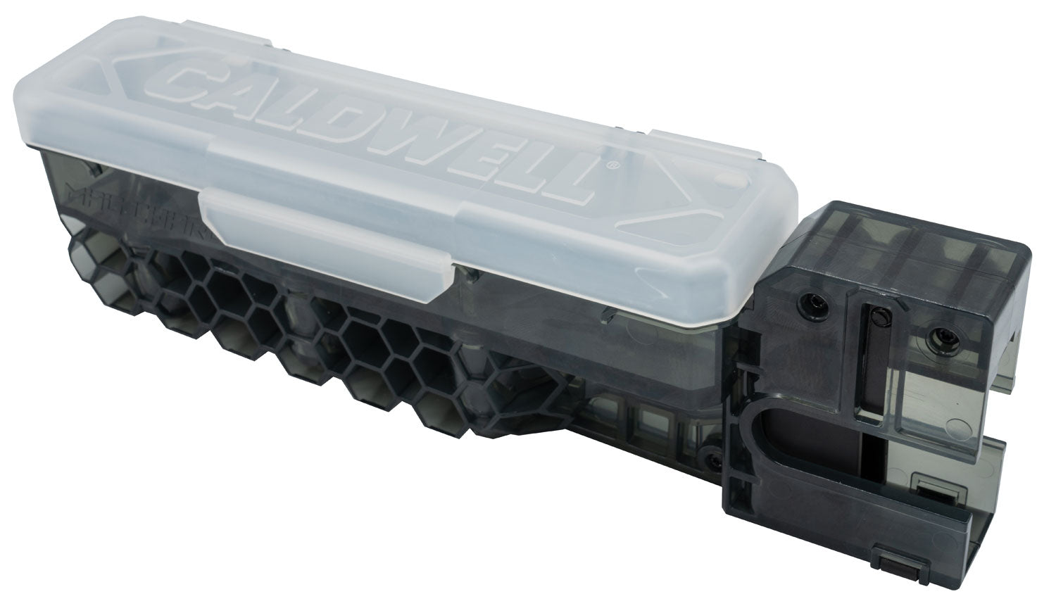 Caldwell 1097887 AR-15 .22LR Magazine Charger Speedloader 100-Round Hopper Black Polycarbonate