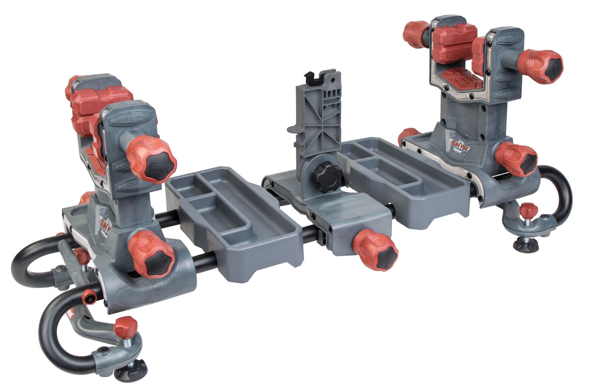 Tipton 110011 Ultra Gun Vise for Rifles and Shotguns Gray/Red Nylon/Steel