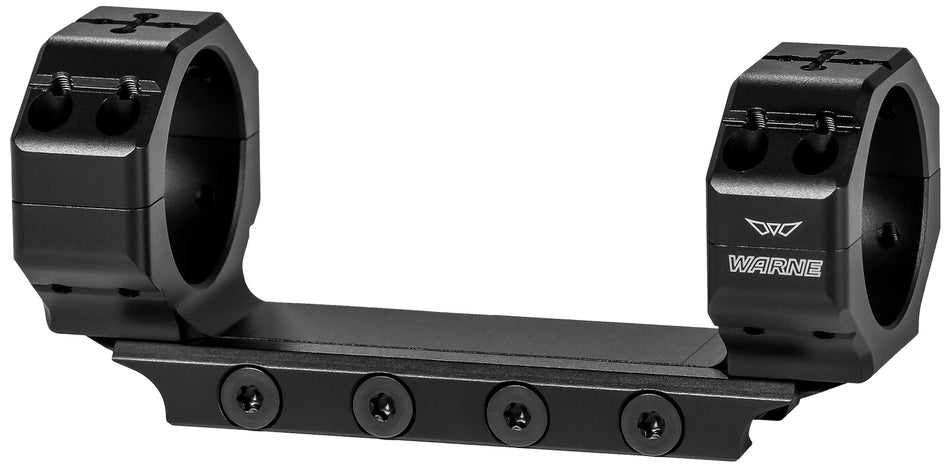 Warne 7824M Skyline Precision Scope Mount/Ring Combo Black Anodized 34mm 0 MOA