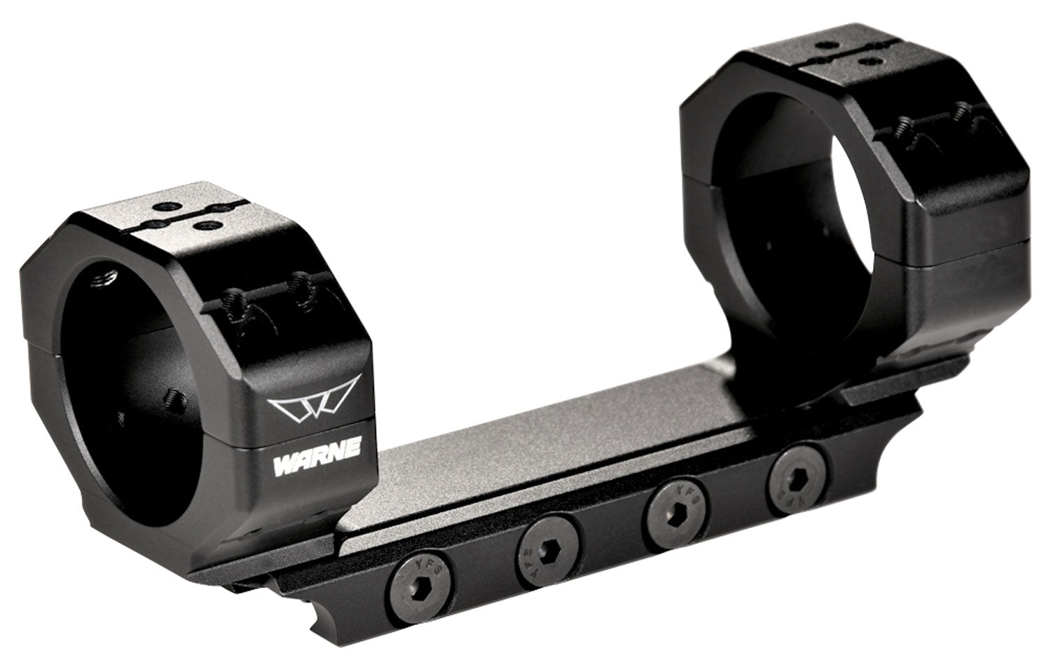Warne 7821M Skyline Precision Scope Mount/Ring Combo Black Anodized 34mm 0 MOA