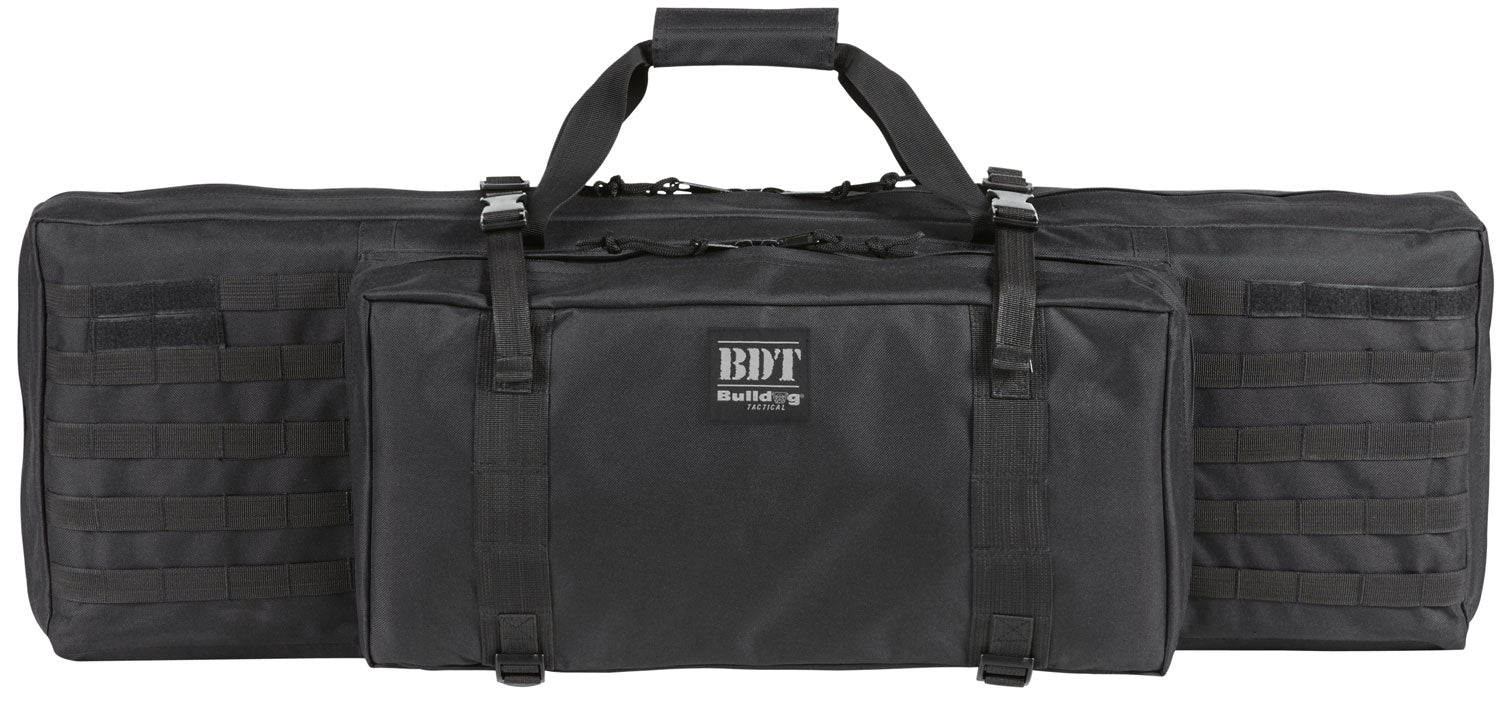 Bulldog BDT3038B BDT Tactical Rifle Case Black Heavy-Duty Nylon with Padded Strap
