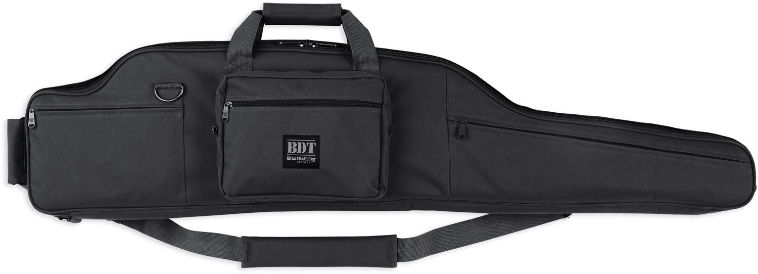 Bulldog BDT8054B Tactical Long Range 54" Black 600D Polyester Scoped Rifle Case Lockable