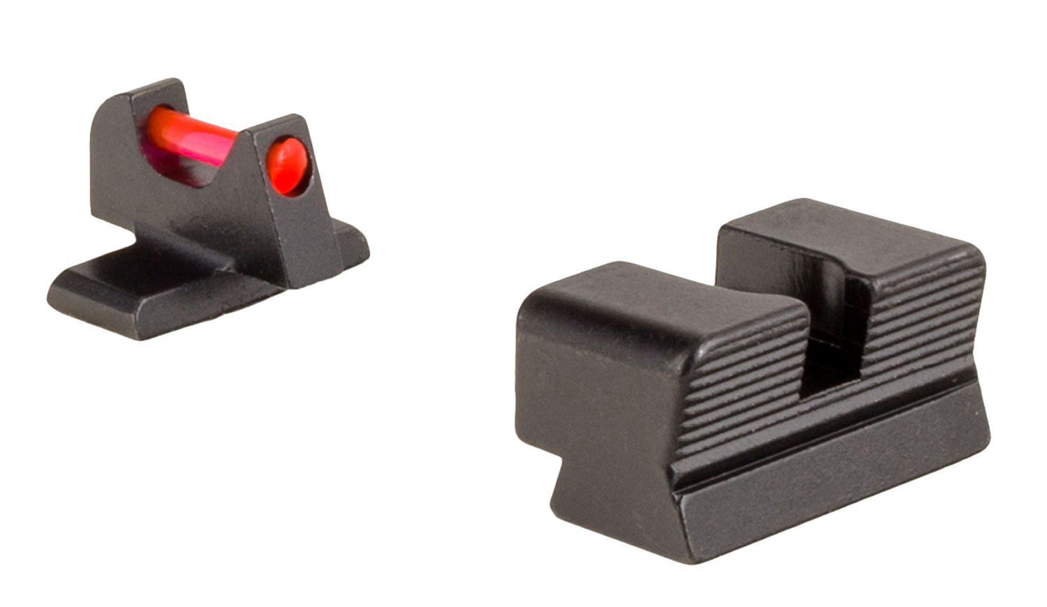 Trijicon 601050 Fiber Sights Red Fiber Optic Front Black Rear for Sig P225/P226/P228 #8/#8