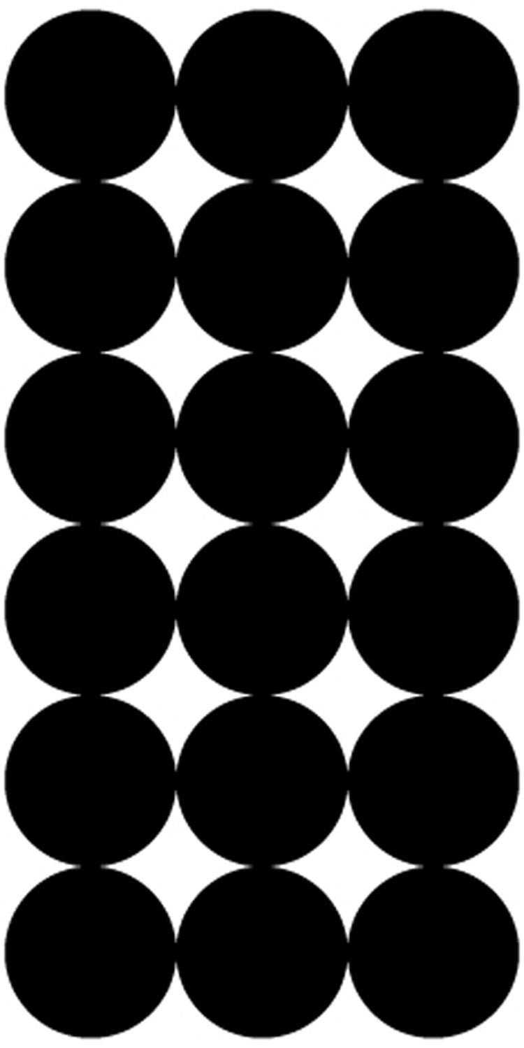 Pro-Shot P216 SplatterShot Black 1" Self-Adhesive Target Repair Pasters 216-Count