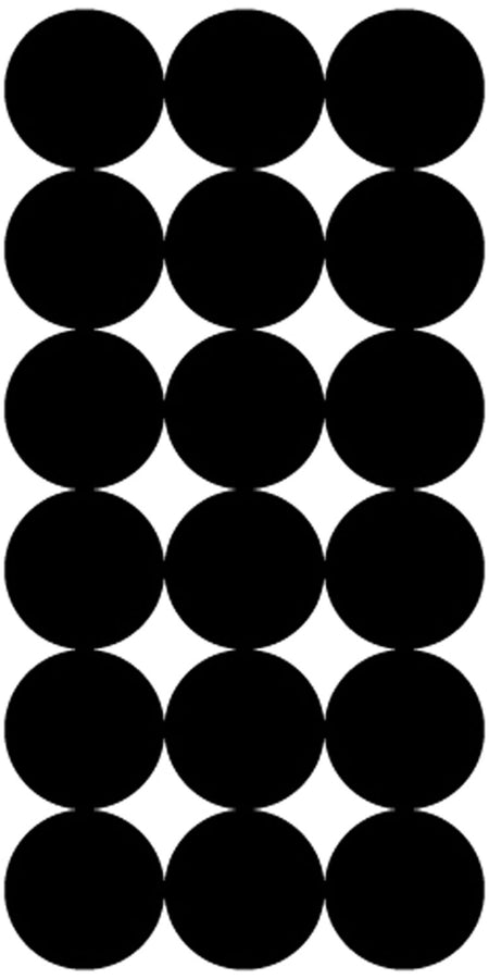 Pro-Shot P216 SplatterShot Black 1" Self-Adhesive Target Repair Pasters 216-Count