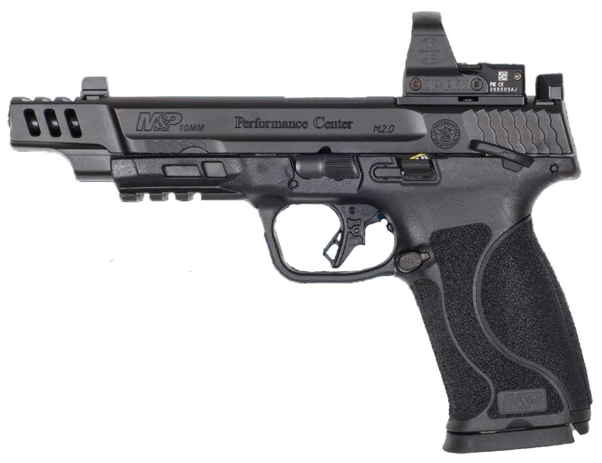 dSMITH & WESSON PC M&P 10MM M2.0 BUNDLE 10MM 5.6" PORTED 2-15RD W/ DELTAPT PRO DOT