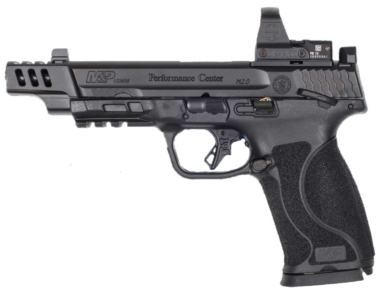 dSMITH & WESSON PC M&P 10MM M2.0 BUNDLE 10MM 5.6" PORTED 2-15RD W/ DELTAPT PRO DOT