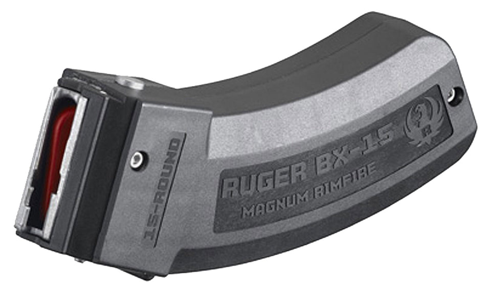 Ruger 90585 BX-15 15rd Magazine for American Rimfire/77 Series 17 HMR/22 WMR Black