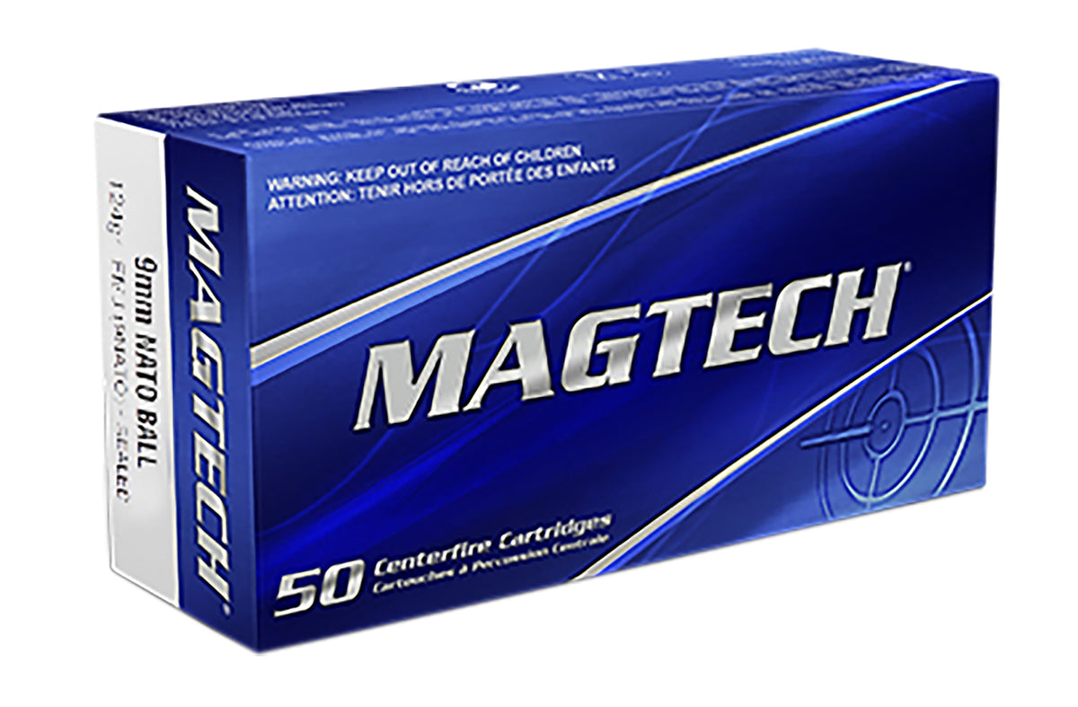 Magtech Range/Training NATO 9mm Luger / Parabellum 124 gr FMJ ammo