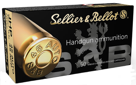 Sellier & Bellot SB45C Handgun 45 ACP 230 gr Jacketed Hollow Point (JHP)