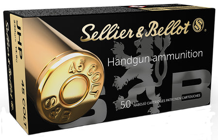 Sellier & Bellot (S&B) SB45F  Jacketed Hollow Point JHP 230 Grain .45 Long Colt
