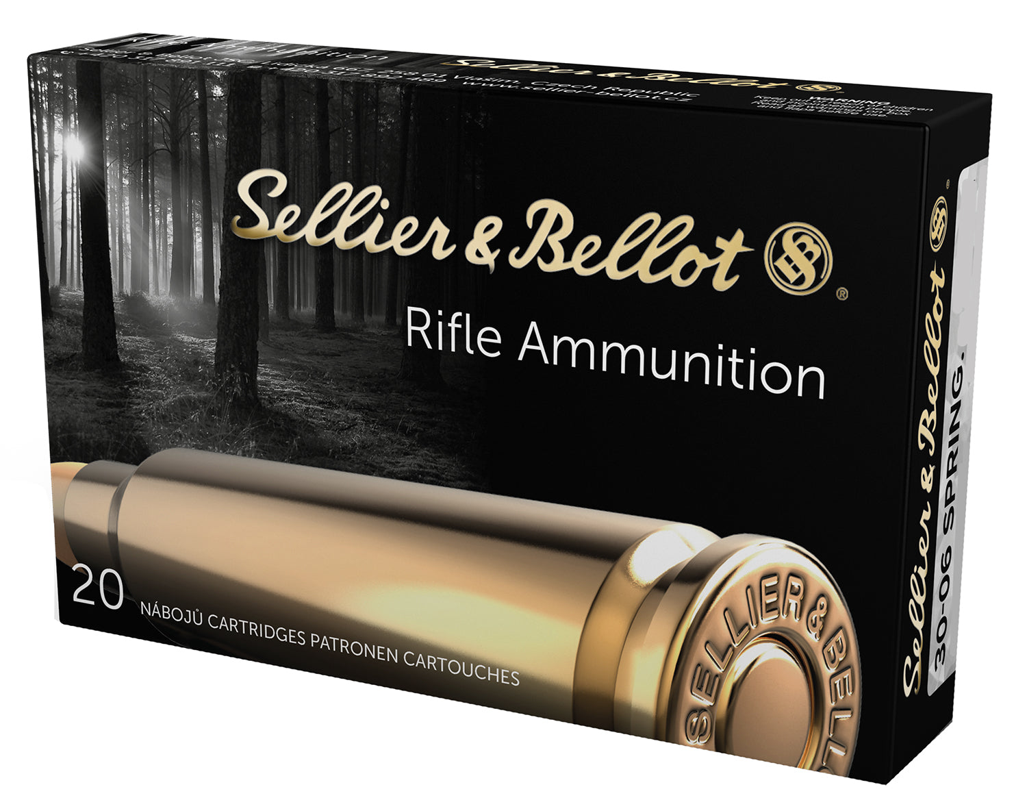 Sellier and Bellot Rifle .30-06 Springfield 147 gr FMJ ammo