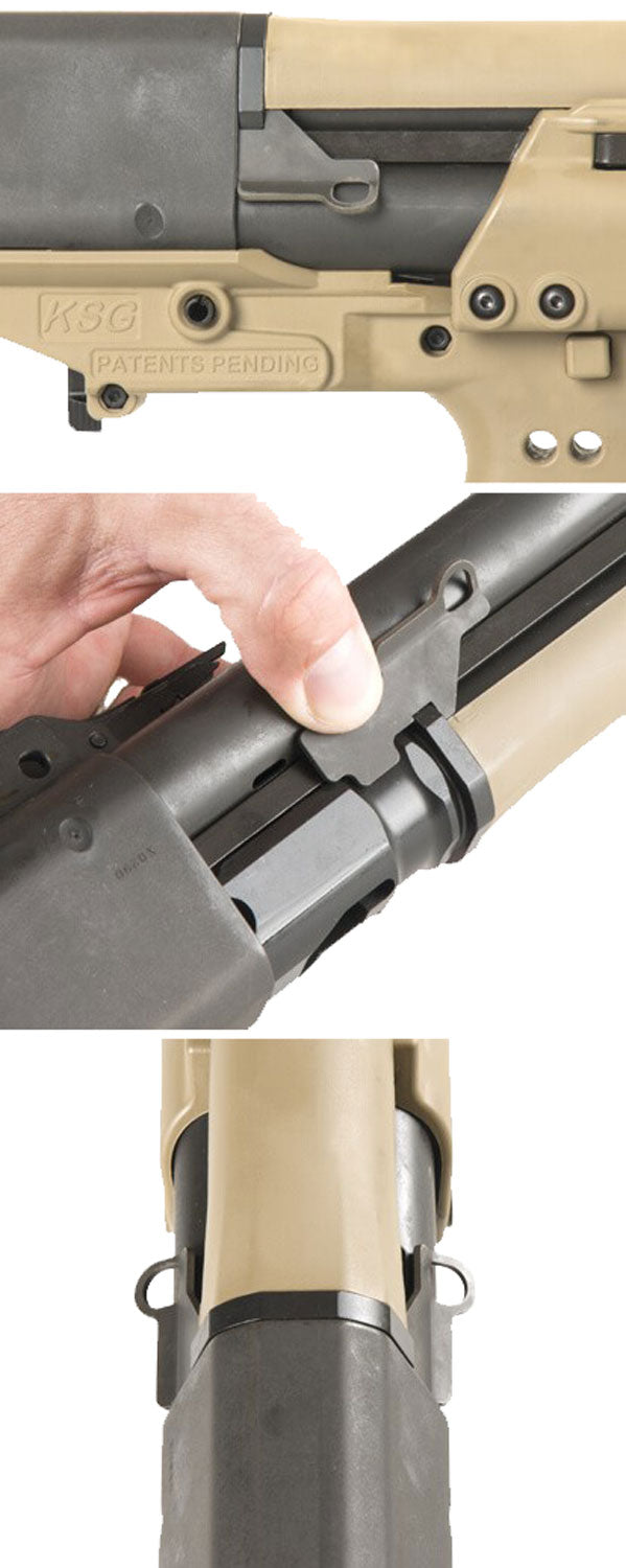 Kel-Tec KSG515 Single Point Sling Attachment – Black Steel, Left & Right Side Included