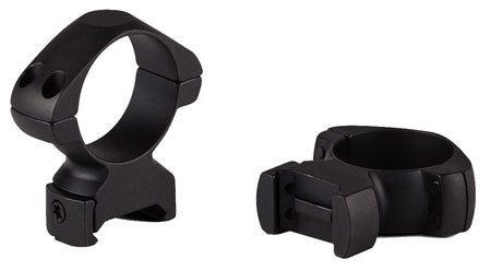 Konus 7400 Matte Black Steel Scope Rings 1-Inch High Weaver/Picatinny 0 MOA