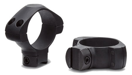 Konus 7416 Black Steel Scope Rings 1-Inch 3/8" Grooved Receiver Medium for .22 Rail and Airguns 0 MOA