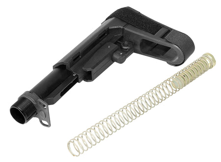 CMMG 55CA9F7 RipBrace 6-Position Retractable Pistol Brace Kit, Black Synthetic, AR-Platform
