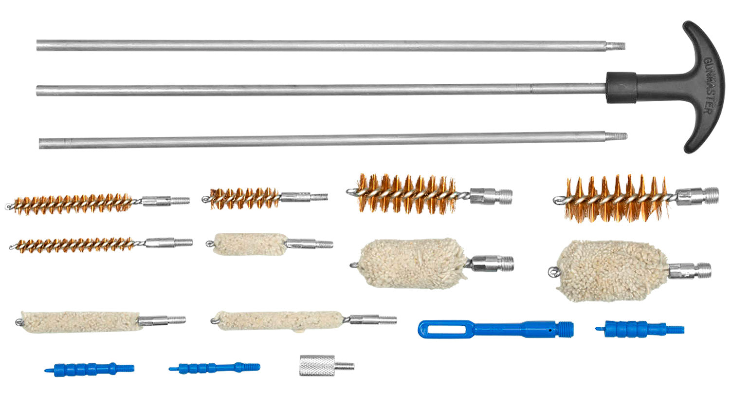 DAC GunMaster Slimline Universal Cleaning Kit Multi-Caliber Multi-Gauge 19 Pieces