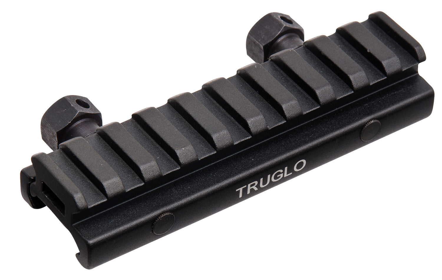 TruGlo TG8970B Picatinny Riser Mount Matte Black Anodized Aluminum