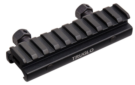 TruGlo TG8970B Picatinny Riser Mount Matte Black Anodized Aluminum