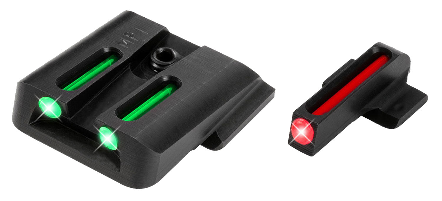 TruGlo TG131MP1 Fiber-Optic Sight Set Red Front Green Rear for Smith & Wesson M&P EZ 380