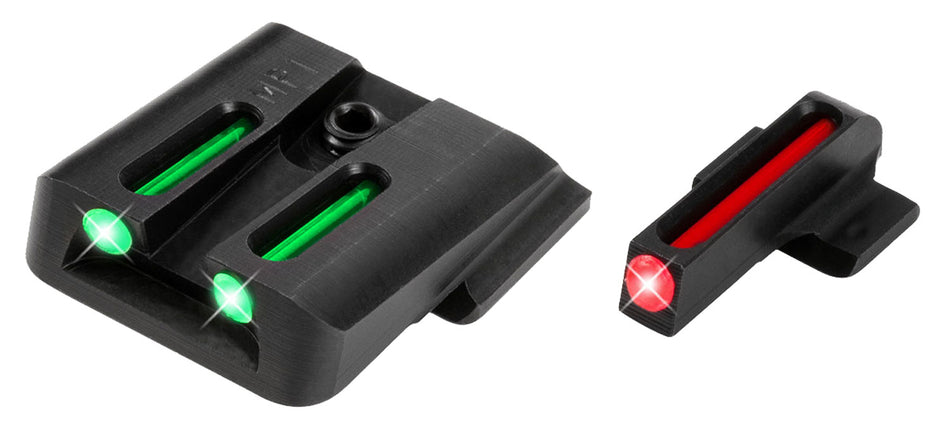 TruGlo TG131MP1 Fiber-Optic Sight Set Red Front Green Rear for Smith & Wesson M&P EZ 380