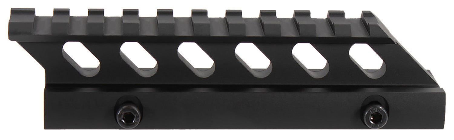 Aim Sports MT012H Riser Mount Black Anodized 1.0" Height 5" Rail AR-15