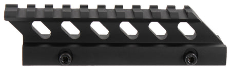 Aim Sports MT012H Riser Mount Black Anodized 1.0" Height 5" Rail AR-15
