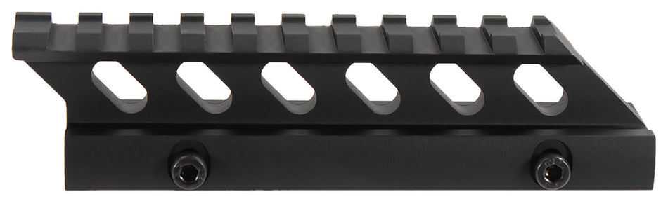 Aim Sports MT012H Riser Mount Black Anodized 1.0" Height 5" Rail AR-15