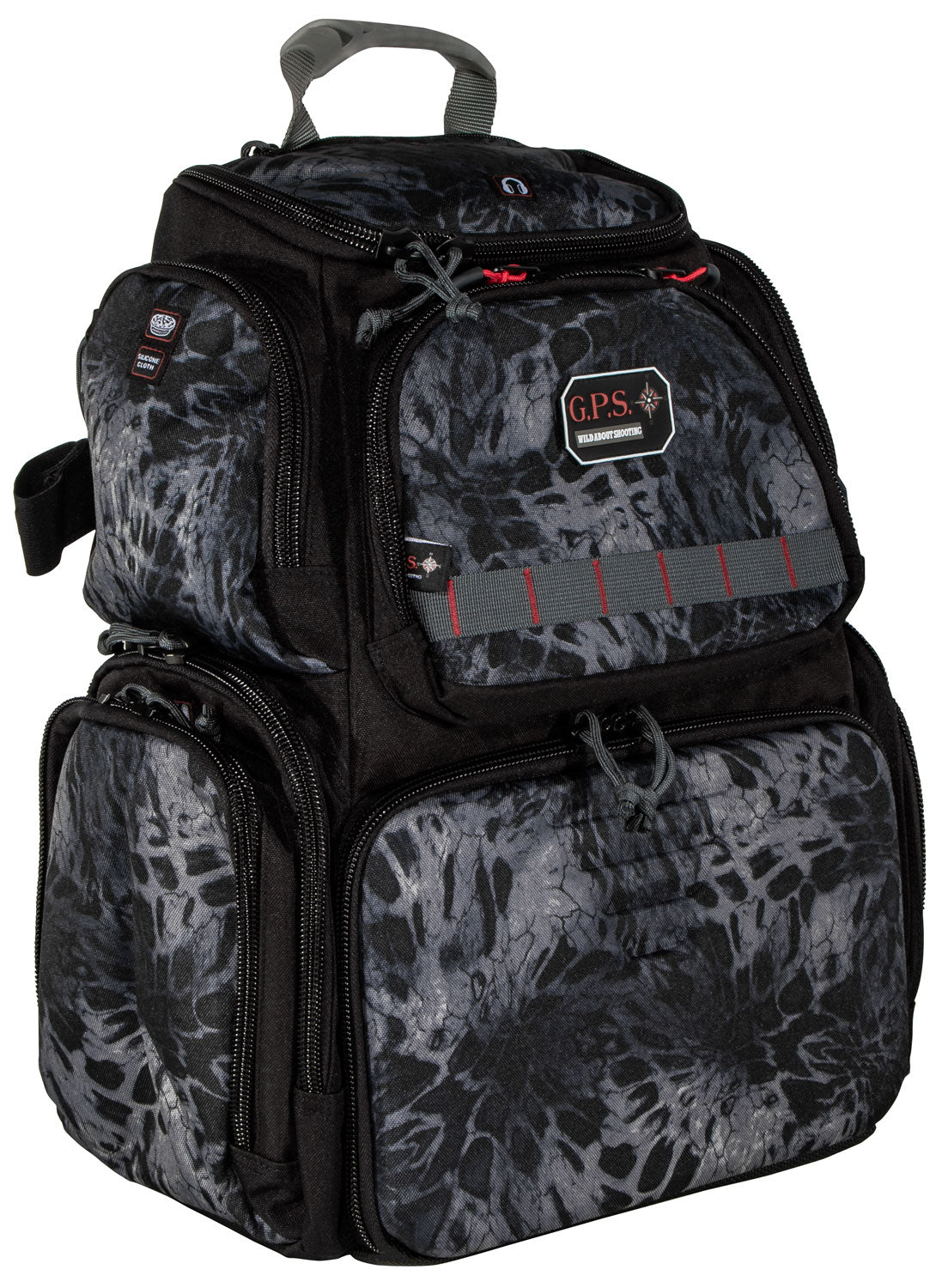 GPS Bags 1711BPPMB Handgunner PRYM1 Blackout Backpack 1000D Nylon Holds 4 Handguns