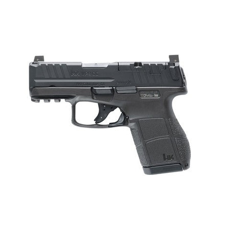 HK 81001174 VP9CC Micro-Compact 9mm Luger 10+1 3.13" Polygonal Rifled Barrel, Black Steel Optic Ready/Serrated Slide, Black Polymer Frame w/Picatinny Rail, Interchangeable Backstrap Grip