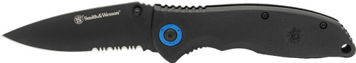 S&W Clip Folder Folding Knife 3.25" Blade with Free Keychain Bottle Opener