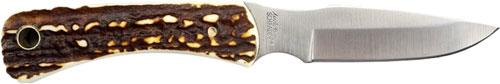 Uncle Henry Next Gen Staglon 3.1" Caper Fixed Blade Knife with Leather Sheath