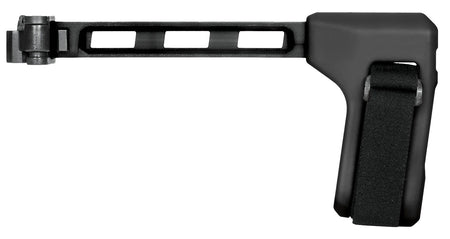 SB Tactical FS1913-01-SB Side Folding Pistol Brace Black Synthetic with Nylon Strap for AR 1913 Rail