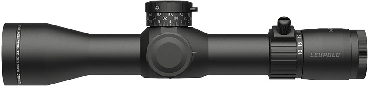 Leupold 176445 Mark 5HD Matte Black 3.6-18x44mm 35mm Tube M1C3 FFP PR-1MOA Reticle Riflescope