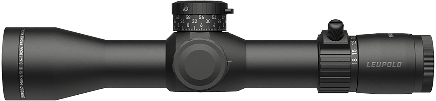 Leupold 176445 Mark 5HD Matte Black 3.6-18x44mm 35mm Tube M1C3 FFP PR-1MOA Reticle Riflescope