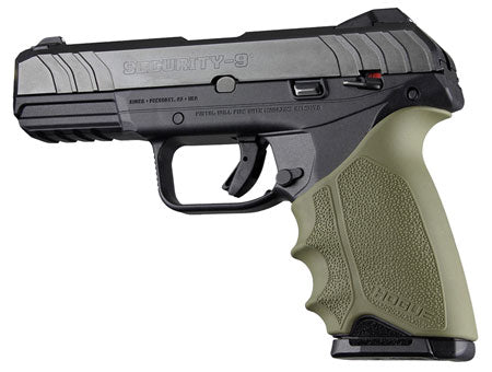 Hogue 17701 HandAll Beavertail Grip Sleeve for Ruger Security-9, OD Green Textured Rubber
