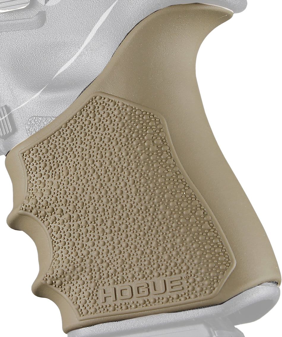 Hogue 17043 HandAll Beavertail Grip Sleeve for Glock 19/23/32/38 Gen3-4, Flat Dark Earth Rubber