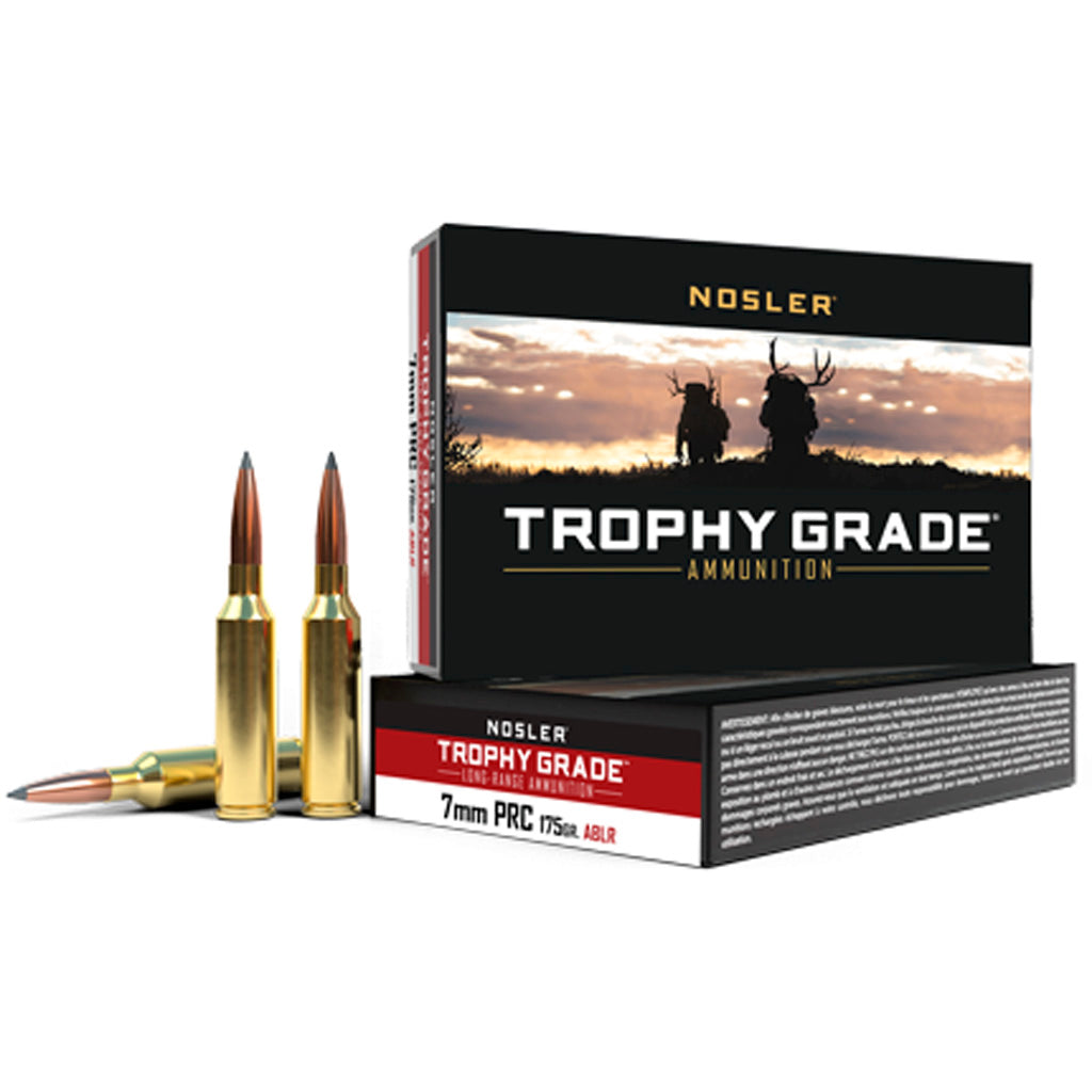 Nosler 61239 Trophy Grade AccuBond Long Range Spitzer  175 Grain 7mm PRC