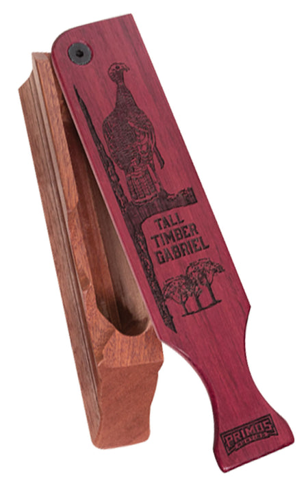 Primos 2915 Tall Timber Gabriel Premium Turkey Box Call - Natural Wood