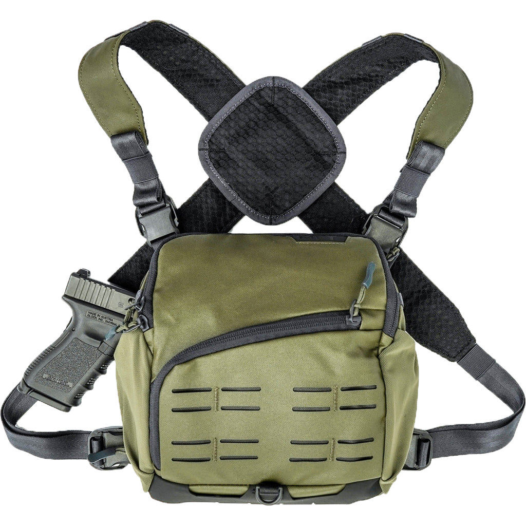 MFT Achro Chest Pack & Harness Small-Large Forest Green